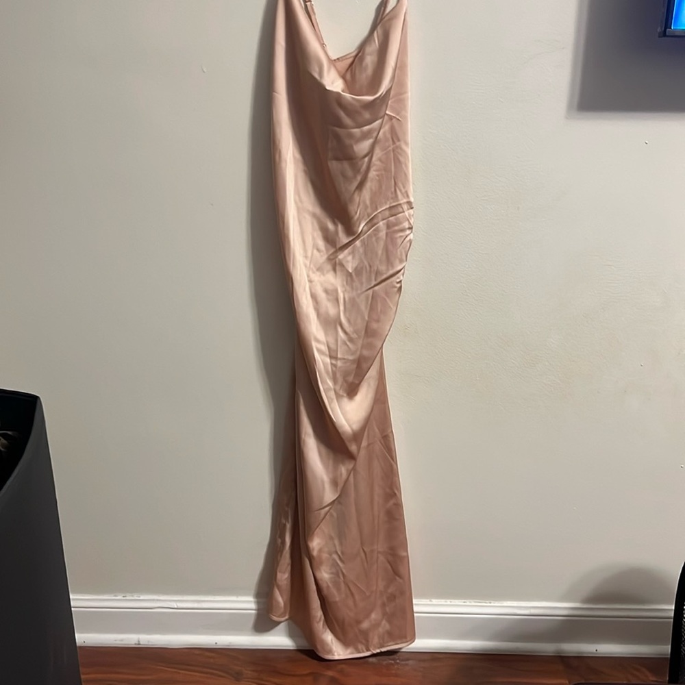 SHEIN, size small, nude dress, cross cross straps at the back. Never worn.